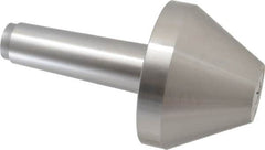 Riten - MT5 Taper Shank, 5" Head Diam 8,000 Lb Capacity Live Center - 3-13/16" Head Length, 2" Point Diam, 3-13/16" Point Len, 4,800 Lb Max Workpc, Bull Nose Point - Benchmark Tooling