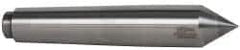 Riten - 0.938" Head Diam, Carbide-Tipped Steel Standard Point Half Dead Center - 3MT Morse Taper, 0.938" Point Diam, 5-1/4" OAL - Benchmark Tooling