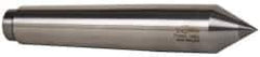 Riten - 1.231" Head Diam, Carbide-Tipped Steel Standard Point Half Dead Center - 4MT Morse Taper, 1.231" Point Diam, 6-3/4" OAL - Benchmark Tooling