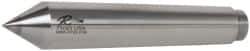 Riten - 1.231" Head Diam, Carbide-Tipped Steel Standard Point Solid Dead Center - 4MT Morse Taper, 1.231" Point Diam, 6-3/4" OAL - Benchmark Tooling