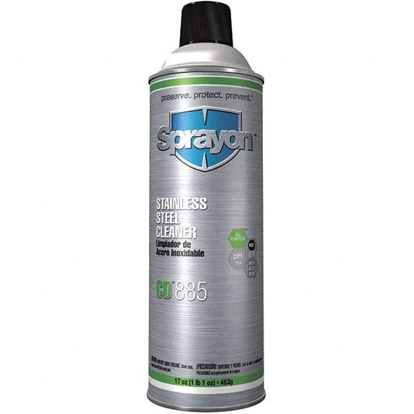 Sprayon - 20 Oz. Stainless Steel Cleaner - 20 Oz. Stainless Steel Cleaner - Benchmark Tooling