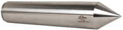 Riten - 2.494" Head Diam, Hardened Tool Steel Standard Point Solid Dead Center - 6MT Morse Taper, 2.494" Point Diam, 11-1/2" OAL - Benchmark Tooling