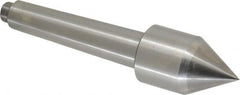 Riten - 1-1/4" Head Diam, Carbide-Tipped Steel Standard Point Solid Dead Center - Jarno 6 Taper, 1-1/4" Point Diam - Benchmark Tooling