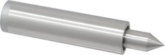 Concentric - Straight Shank, Live Center - 2,000 Max RPM, 0.558" Point Diam, 1.16" Point Len, 400 Lb Max Workpiece, Standard Point - Benchmark Tooling