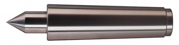 Concentric - Straight Shank, Live Center - 1.075" Point Diam, 2" Point Len, 1,450 Lb Max Workpiece, Standard Point - Benchmark Tooling