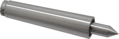 Concentric - MT2 Taper Shank, 1,400 Lb Capacity Live Center - 3,000 Max RPM, 0.378" Point Diam, 0.88" Point Len, 274 Lb Max Workpc, Standard Point - Benchmark Tooling