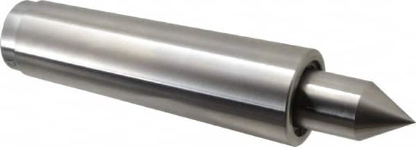 Concentric - MT5 Taper Shank, 3,750 Lb Capacity Live Center - 1,500 Max RPM, 1.075" Point Diam, 2" Point Len, 1,450 Lb Max Workpc, Standard Point - Benchmark Tooling