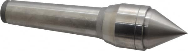 Value Collection - MT4 Taper Shank, 1.77" Head Diam Live Center - 1.48" Point Len, 1,102 Lb Max Workpc, 7.62" OAL, Standard Point - Benchmark Tooling