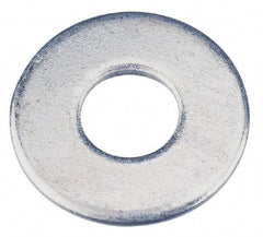 Value Collection - 5/16" Screw, Steel USS Flat Washer - 0.37" ID x 0.905" OD, 0.104" Thick, Zinc-Plated Finish - Benchmark Tooling