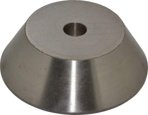 Concentric - 2.17 to 3-1/4" Point Diam, Hardened Tool Steel Lathe Bell Head Point - Compatible with Live Centers - Benchmark Tooling