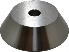 Concentric - 3.21 to 4.8" Point Diam, Hardened Tool Steel Lathe Bell Head Point - Compatible with Live Centers - Benchmark Tooling