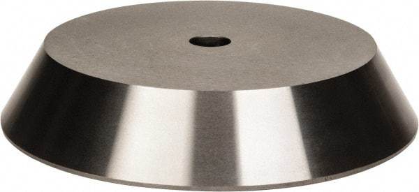 Concentric - 4.11 to 5.19" Point Diam, Hardened Tool Steel Lathe Bell Head Point - Compatible with Live Centers - Benchmark Tooling