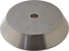 Concentric - 6.06 to 7.65" Point Diam, Hardened Tool Steel Lathe Bell Head Point - Compatible with Live Centers - Benchmark Tooling