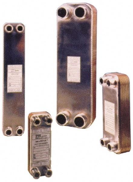 Bell & Gossett - Inch, Brazed Plate Heat Exchanger - Max psi, °F Max," Wide x" High x" Deep - Benchmark Tooling