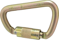 Gemtor - 10,000 Lb. Capacity Locking Carabiner - 1 Inch, Autolocking Gate, Steel - Benchmark Tooling