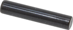 Holo-Krome - 6mm Diam x 30mm Pin Length Grade 8 Alloy Steel Standard Dowel Pin - Black Luster Finish, C 60 (Surface) & C 50-58 Hardness, 1 Beveled & 1 Rounded End - Benchmark Tooling