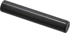 Holo-Krome - 6mm Diam x 35mm Pin Length Grade 8 Alloy Steel Standard Dowel Pin - Black Luster Finish, C 60 (Surface) & C 50-58 Hardness, 1 Beveled & 1 Rounded End - Benchmark Tooling