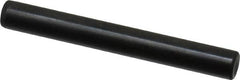 Holo-Krome - 6mm Diam x 50mm Pin Length Grade 8 Alloy Steel Standard Dowel Pin - Black Luster Finish, C 60 (Surface) & C 50-58 Hardness, 1 Beveled & 1 Rounded End - Benchmark Tooling