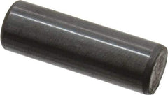 Holo-Krome - 8mm Diam x 25mm Pin Length Grade 8 Alloy Steel Standard Dowel Pin - Black Luster Finish, C 60 (Surface) & C 50-58 Hardness, 1 Beveled & 1 Rounded End - Benchmark Tooling