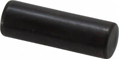 Holo-Krome - 10mm Diam x 30mm Pin Length Grade 8 Alloy Steel Standard Dowel Pin - Black Luster Finish, C 60 (Surface) & C 50-58 Hardness, 1 Beveled & 1 Rounded End - Benchmark Tooling