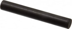 Holo-Krome - 10mm Diam x 70mm Pin Length Grade 8 Alloy Steel Standard Dowel Pin - Black Luster Finish, C 60 (Surface) & C 50-58 Hardness, 1 Beveled & 1 Rounded End - Benchmark Tooling