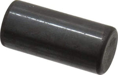 Holo-Krome - 16mm Diam x 35mm Pin Length Grade 8 Alloy Steel Standard Dowel Pin - Black Luster Finish, C 60 (Surface) & C 50-58 Hardness, 1 Beveled & 1 Rounded End - Benchmark Tooling