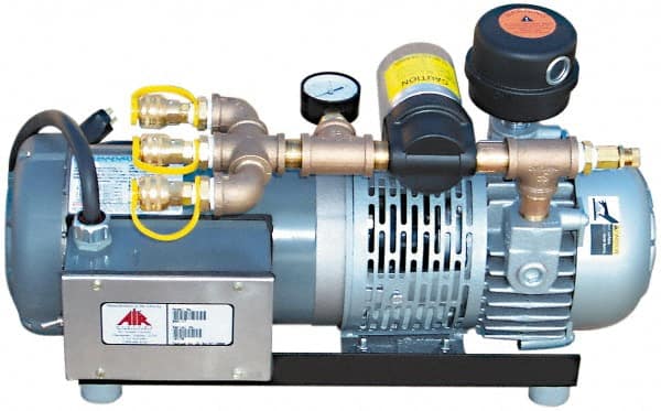 AIR Systems - Supplied Air (SAR) Compressors; Includes Filtration Panel & Hose: No ; Maximum Number of Connections: 3-Man ; Coupling Type: Schrader ; Maximum PSI: 15 ; Cubic Feet per Minute (CFM): 12.00 ; Horsepower (HP): 1.50 - Exact Industrial Supply