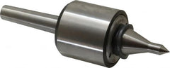 Riten - MT2 Taper Shank, 2-1/8" Head Diam 2,600 Lb Capacity Live Center - 6,000 Max RPM, 2" Head Length, 3/8" Point Diam, 2" Point Len, 310 Lb Max Workpc, 2" Tip Diam, Long Point - Benchmark Tooling