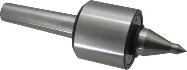 Riten - MT4 Taper Shank, 3-1/16" Head Diam 4,500 Lb Capacity Live Center - 5,000 Max RPM, 2-25/32" Head Length, 1/2" Point Diam, 2-5/8" Point Len, 1,100 Lb Max Workpc, 3/4" Long Tip, 3/4" Tip Diam, Long Point - Benchmark Tooling