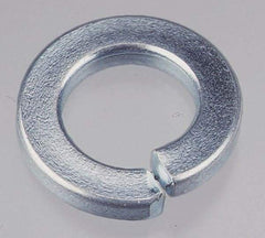 Value Collection - 5/16", 0.317" ID, 0.078" Thick Split Lock Washer - Grade 2 Spring Steel, Zinc-Plated Finish, 0.317" Min ID, 0.326" Max ID, 0.586" Max OD - Benchmark Tooling