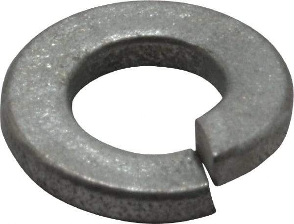 Value Collection - 1/4", 0.254" ID, 0.062" Thick Split Lock Washer - Grade 2 Spring Steel, Zinc-Plated Finish, 0.254" Min ID, 0.262" Max ID, 0.489" Max OD - Benchmark Tooling