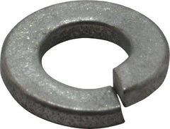 Value Collection - 1/4", 0.254" ID, 0.062" Thick Split Lock Washer - Grade 2 Spring Steel, Zinc-Plated Finish, 0.254" Min ID, 0.262" Max ID, 0.489" Max OD - Benchmark Tooling