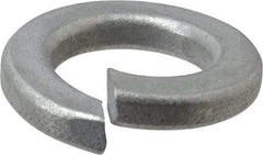 Value Collection - 1/2", 0.506" ID, 1/8" Thick Split Lock Washer - Grade 2 Spring Steel, Zinc-Plated Finish, 0.506" Min ID, 0.518" Max ID, 0.873" Max OD - Benchmark Tooling