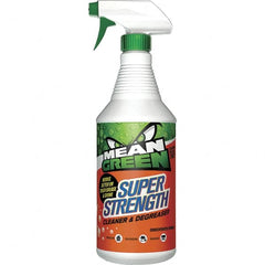 Mean Green - 32 oz Spray Bottle Cleaner/Degreaser - Liquid, Biodegradable, Low Odor - Benchmark Tooling