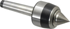 Royal Products - MT2 Taper Shank, 1-3/4" Head Diam 3,085 Lb Capacity Live Center - 6,000 Max RPM, 1.47" Head Length, 7/8" Point Diam, 1.01" Point Len, 725 Lb Max Workpc, 5-9/32" OAL, Standard Point - Benchmark Tooling