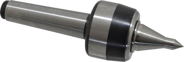 Royal Products - MT4 Taper Shank, 2.68" Head Diam 5,170 Lb Capacity Live Center - 4,500 Max RPM, 1.98" Head Length, 1-1/4" Point Diam, 2.18" Point Len, 1,120 Lb Max Workpc, 8-5/8" OAL, 1/2" Tip Diam, Long Point - Benchmark Tooling