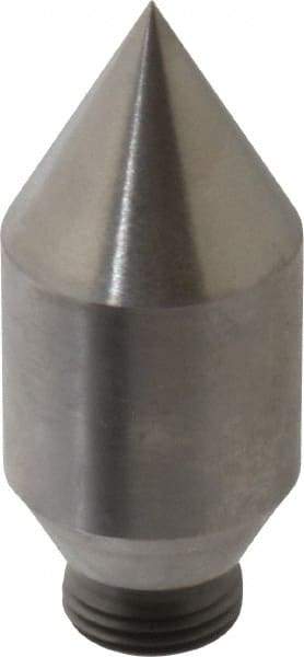 Royal Products - 5/8-18" Thread, 3MT Taper, 1" Point Diam, Tool Steel Lathe Extended Point - 1-7/8" OAL - Benchmark Tooling