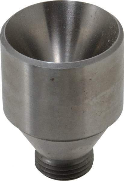 Royal Products - 3/4-16" Thread, 4MT & 5MT Taper, 1/4 to 1-3/8" Point Diam, Tool Steel Lathe Female Point - 1-9/32" OAL - Benchmark Tooling