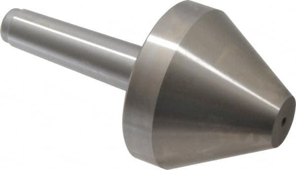 Royal Products - MT3 Taper Shank, 3.15" Head Diam 2,395 Lb Capacity Live Center - 5,000 Max RPM, 2-1/2" Head Length, 1" Point Diam, 2.52" Point Len, 615 Lb Max Workpc, 6-1/16" OAL, Bull Nose Point - Benchmark Tooling