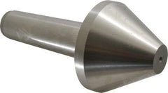 Royal Products - MT5 Taper Shank, 4.15" Head Diam 3,410 Lb Capacity Live Center - 4,500 Max RPM, 3" Head Length, 1-1/4" Point Diam, 3.01" Point Len, 860 Lb Max Workpc, 8-11/16" OAL, Bull Nose Point - Benchmark Tooling