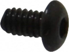 Value Collection - #3-48 UNC Hex Socket Drive, Button Screw - Alloy Steel, Black Oxide Finish, Fully Threaded, 3/16" Length Under Head - Benchmark Tooling