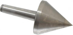 Royal Products - MT4 Taper Shank, 4-5/32" Head Diam 3,180 Lb Capacity Live Center - 4,500 Max RPM, 4-1/8" Head Length, 1-1/4" Point Diam, 4-1/8" Point Len, 630 Lb Max Workpc, 8-11/16" OAL, Pipe Nose Point - Benchmark Tooling