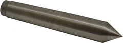 Royal Products - 0.7" Head Diam, High Speed Steel Standard Point Solid Dead Center - 2MT Morse Taper, 0.7" Point Diam, 4-3/16" OAL - Benchmark Tooling