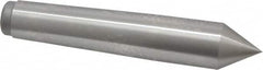 Royal Products - 0.938" Head Diam, High Speed Steel Standard Point Solid Dead Center - 3MT Morse Taper, 0.938" Point Diam, 5-1/4" OAL - Benchmark Tooling