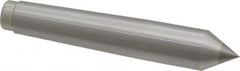 Royal Products - 0.7" Head Diam, Carbide-Tipped Steel Standard Point Solid Dead Center - 2MT Morse Taper, 0.7" Point Diam, 4-3/16" OAL - Benchmark Tooling