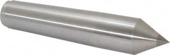 Royal Products - 1.748" Head Diam, Carbide-Tipped Steel Standard Point Solid Dead Center - 5MT Morse Taper, 1.748" Point Diam, 8-1/2" OAL - Benchmark Tooling