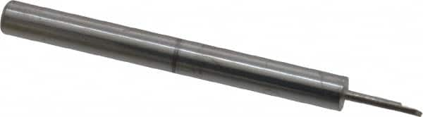 Accupro - 0.04" Min Bore Diam, 1/4" Max Bore Depth, 1/8 Shank Diam, Helical Boring Bar - Right Hand Cut, Solid Carbide, Bright Finish - Exact Industrial Supply