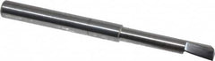 Accupro - 0.12" Min Bore Diam, 5/8" Max Bore Depth, 1/8 Shank Diam, Helical Boring Bar - Right Hand Cut, Solid Carbide, Bright Finish - Exact Industrial Supply