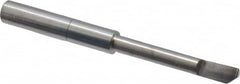 Accupro - 0.15" Min Bore Diam, 1" Max Bore Depth, 3/16 Shank Diam, Helical Boring Bar - Right Hand Cut, Solid Carbide, Bright Finish - Exact Industrial Supply