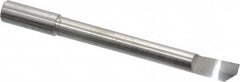 Accupro - 0.18" Min Bore Diam, 1-1/2" Max Bore Depth, 3/16 Shank Diam, Helical Boring Bar - Right Hand Cut, Solid Carbide, Bright Finish - Exact Industrial Supply